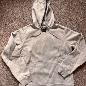 Men’s Nike Solo Swish Pullover Hoodie (Grey Size: M)